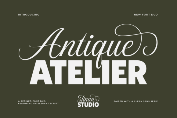 Antique Atelier Duo: A Guide to Heritage-Inspired Typography