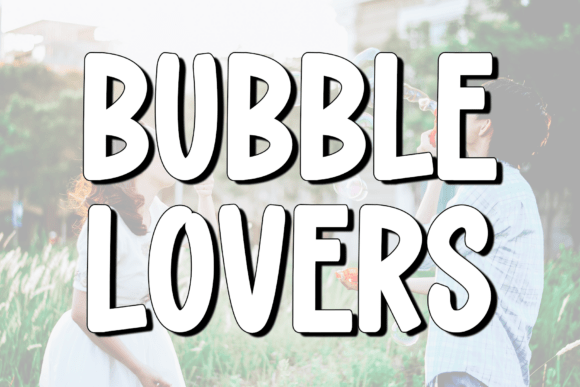 Bubble Lovers: Elevating Design with Elegant Script