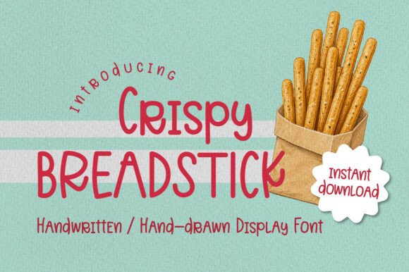 Crispy Breadstick: A Quirky Handwritten Font
