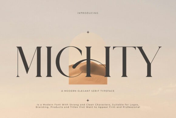 Elevating Visual Identity with Michty: The Modern Serif for Discerning Designers
