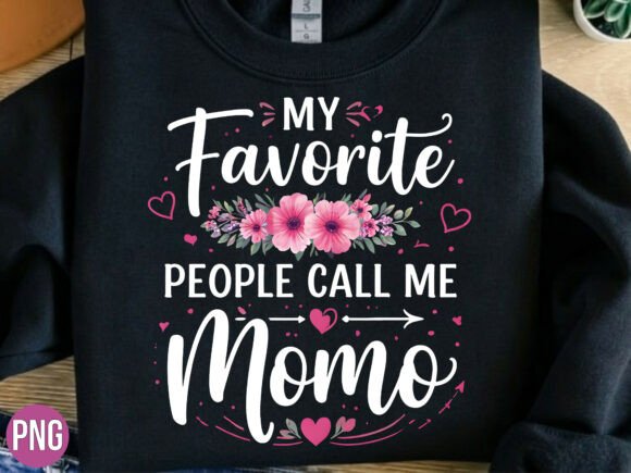 Favorite People Call Me Momo T-shirt Png: Elevating Personalized Apparel Design