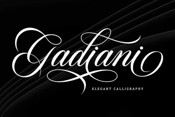 Gadiani: Elevating Design with Elegant Handwritten Typography