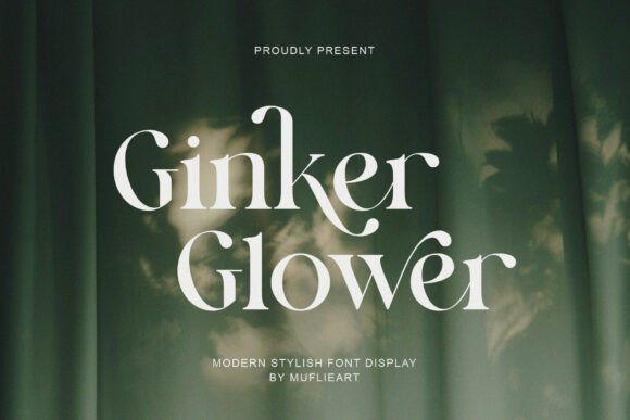 Ginker Glower: Redefining Modern Elegance in Digital and Print Typography