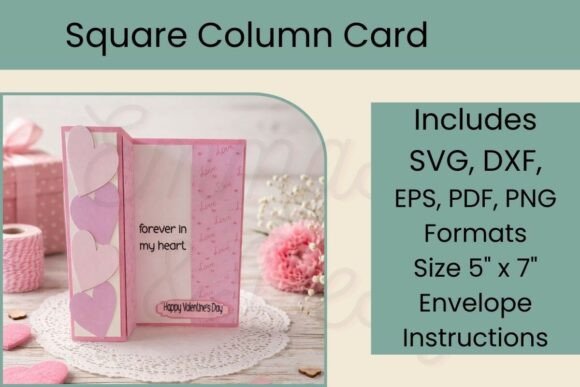Mastering the 3D Square Column Valentine Card SVG