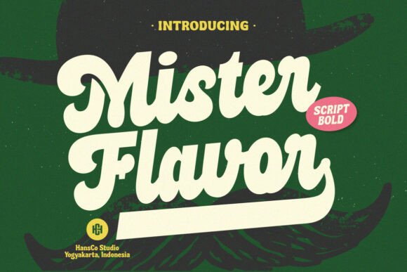 Mister Flavor: Evaluating the Fit of a Bold Retro Script for Modern Design Projects