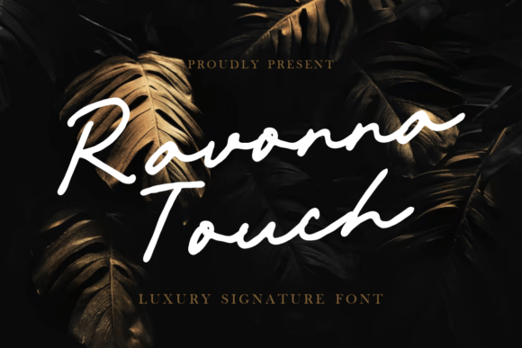 Ravonna Touch: Elegant Signature Font